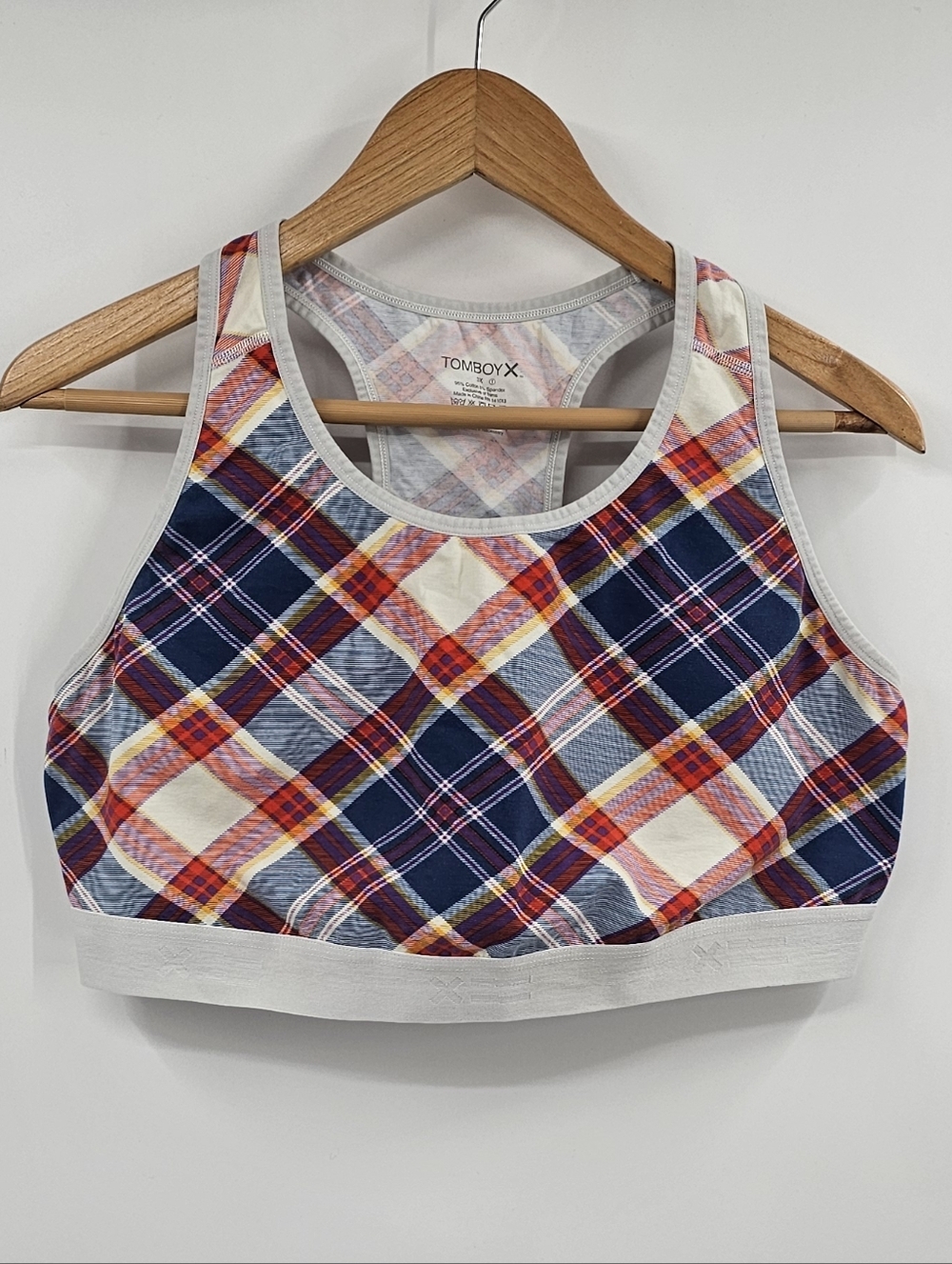 TomboyX Plaid Bra Size 3X